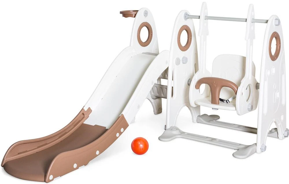 Игровой комплекс Mealux Cosmo White/Coffee (KD-B022 White/Coffee)